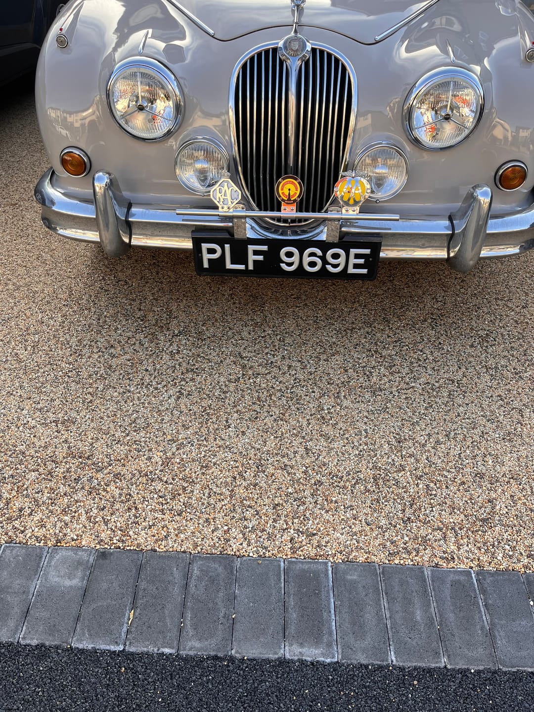Customer photo review of Classic Raised & Riveted Number Plates | Pair*