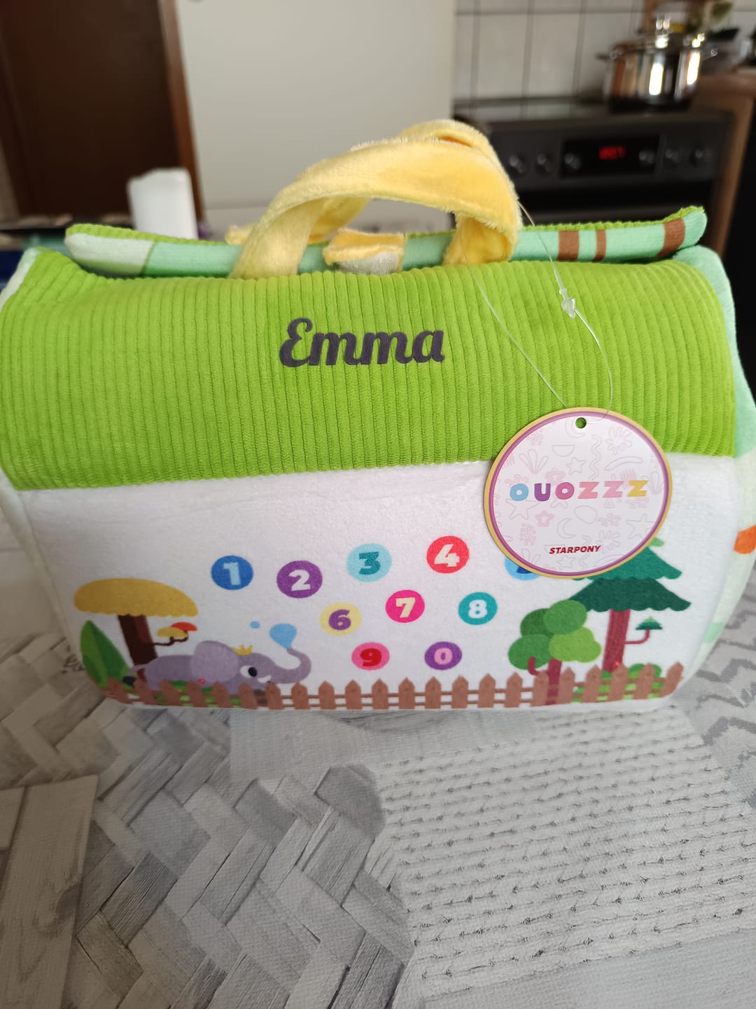Customer photo review of Personalisierte Spielset zum Ersten Plüschspielzeug der Lustiges Zoo-Set