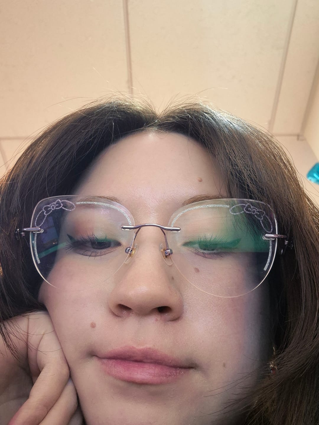 Customer photo review of Melo Eyeglasses