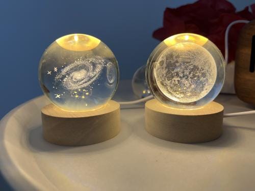 Customer photo review of [BUY 1 GET 1] Orb of Wonders - Crystal Ball Night Light