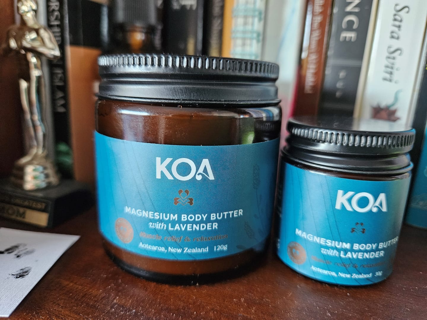 Customer photo review of Mini Magnesium Body Butter with Lavender