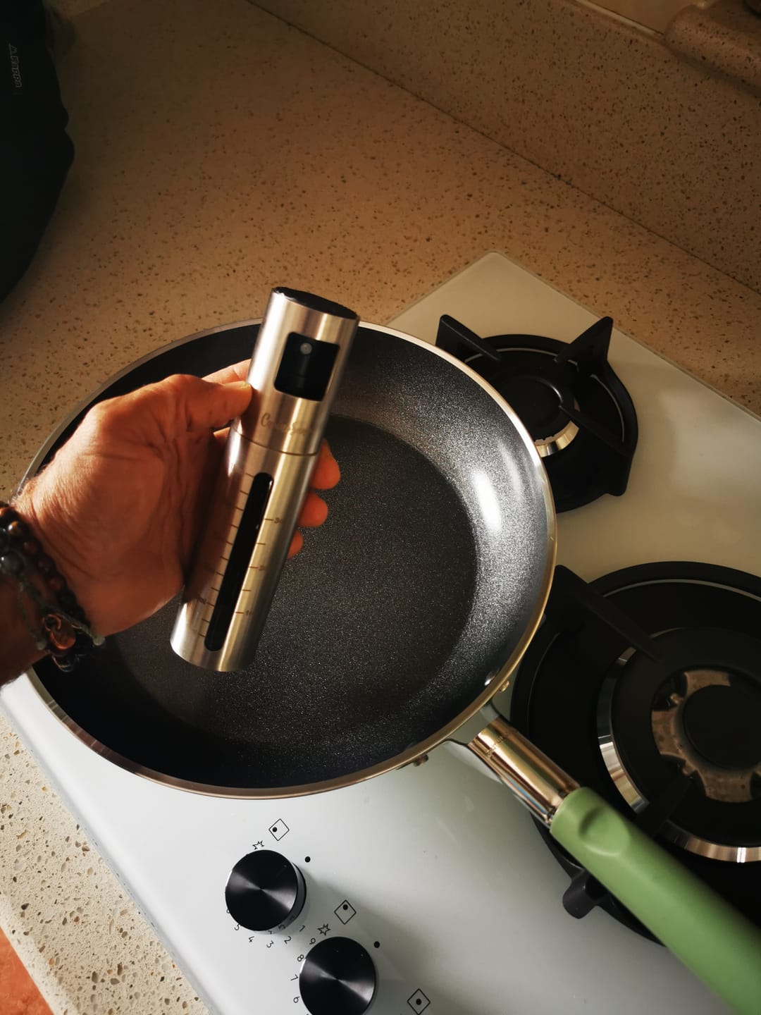 Customer photo review of Spruzzino - L'originale nebulizzatore spray per olio da cucina
