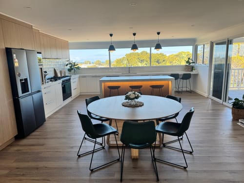 Customer photo review of Kye Leatherette Dining Chair in Green