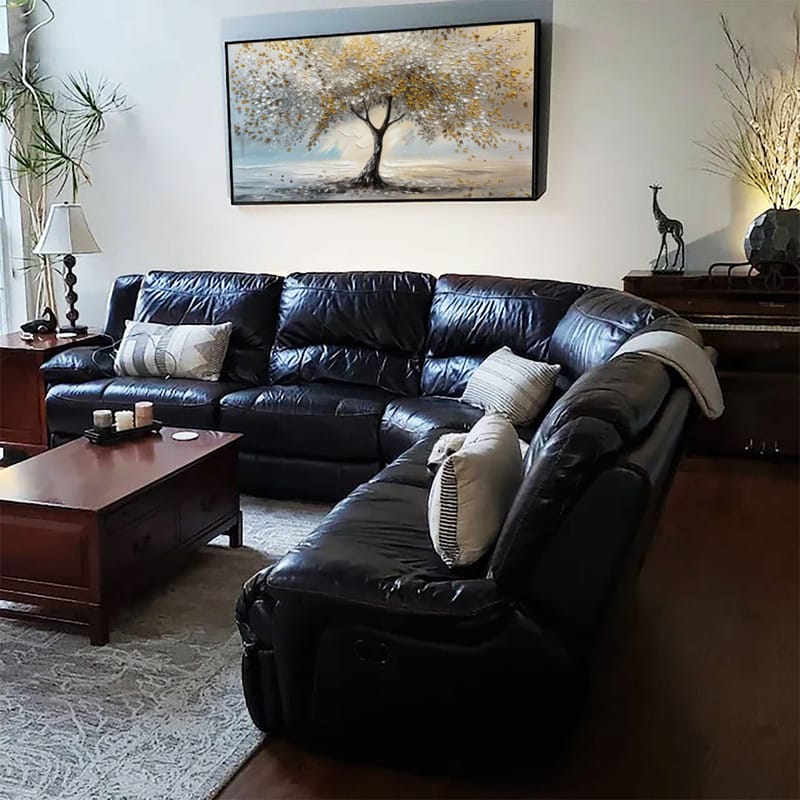 Customer photo review of Tree Abstract Textured Wall Art #TP042
