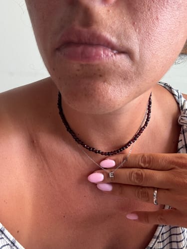 Customer photo review of Collana letter love