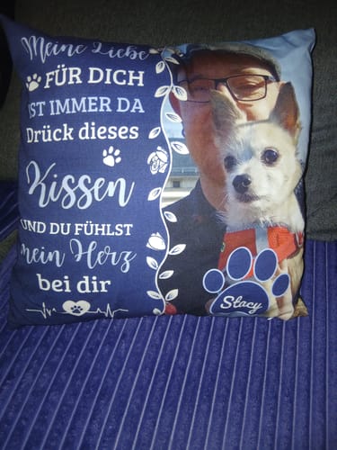 Customer photo review of Seelentröster - Individuelles Kissen