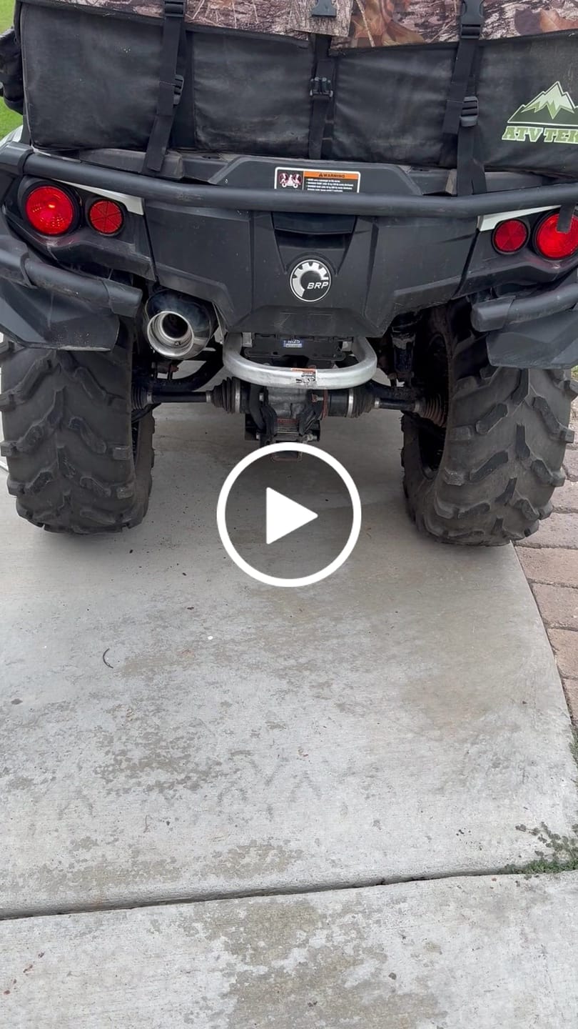 Customer video review of RPM Can-Am Outlander Sport Muffler 2013-2024 1000R/800R/650/570/500