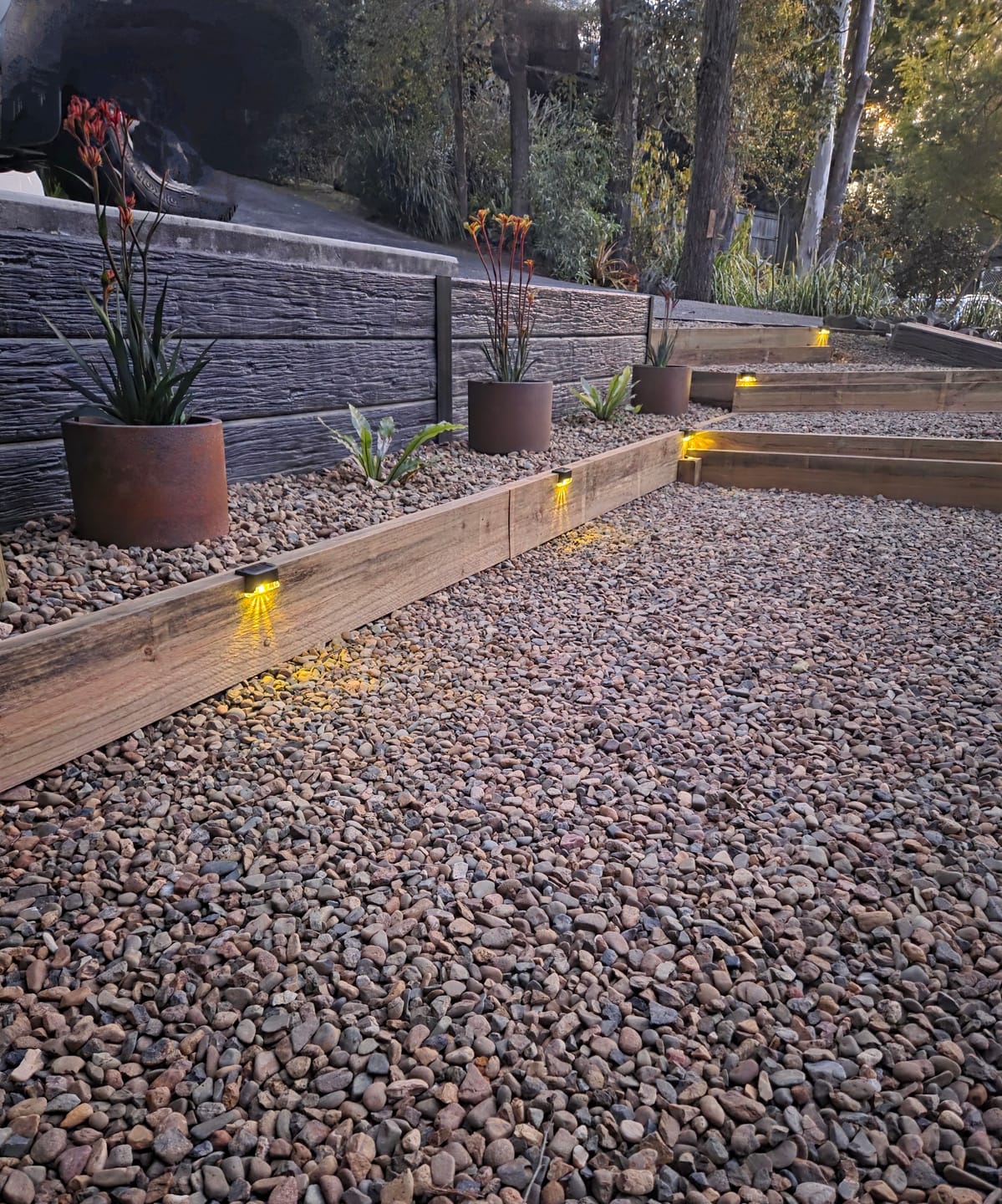 Customer photo review of SolaGarden™ Deck Lights