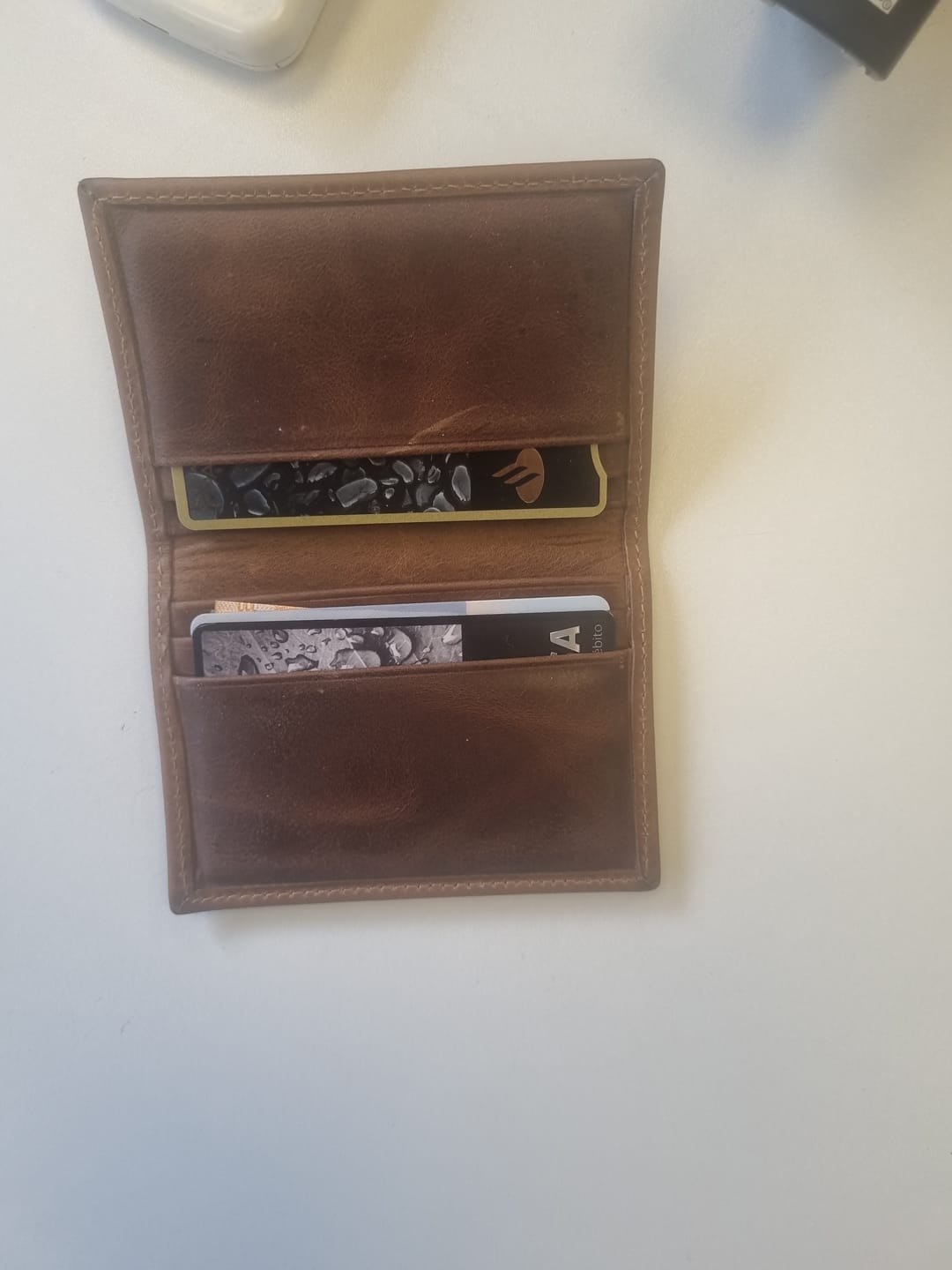 Customer photo review of Tarjetero Porto Café