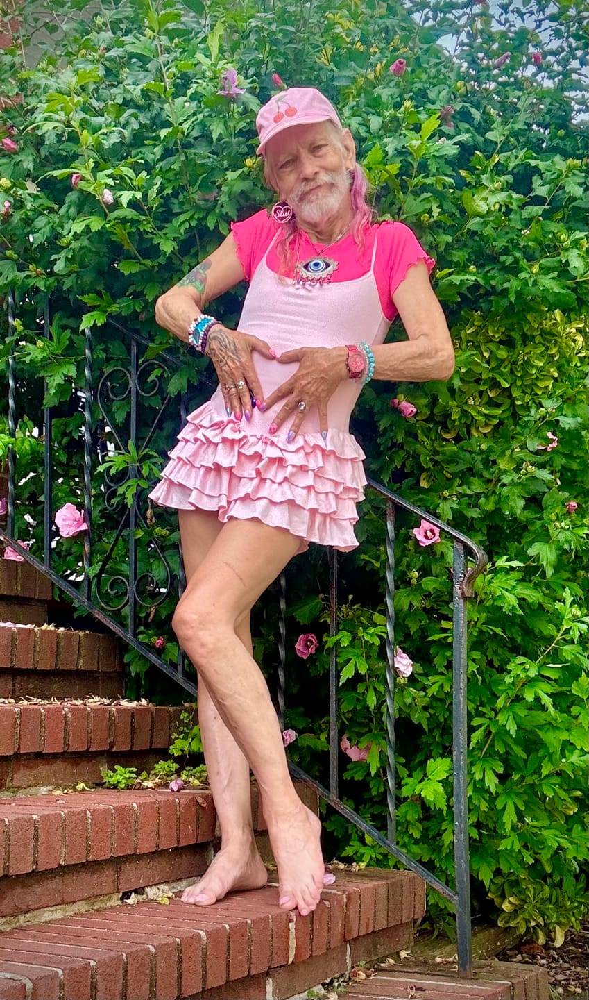 Customer photo review of Serafina Ruffles Mini Dress + Bloomer Shorts Set (Pink)