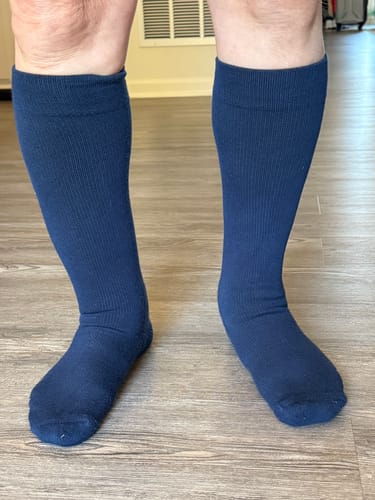 Customer photo review of Performance Eucalyptus Compression Socks