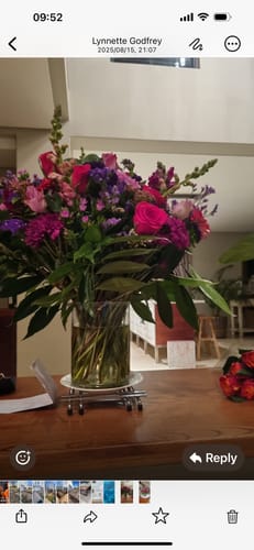 Customer photo review of Pretty in Pink and Purple