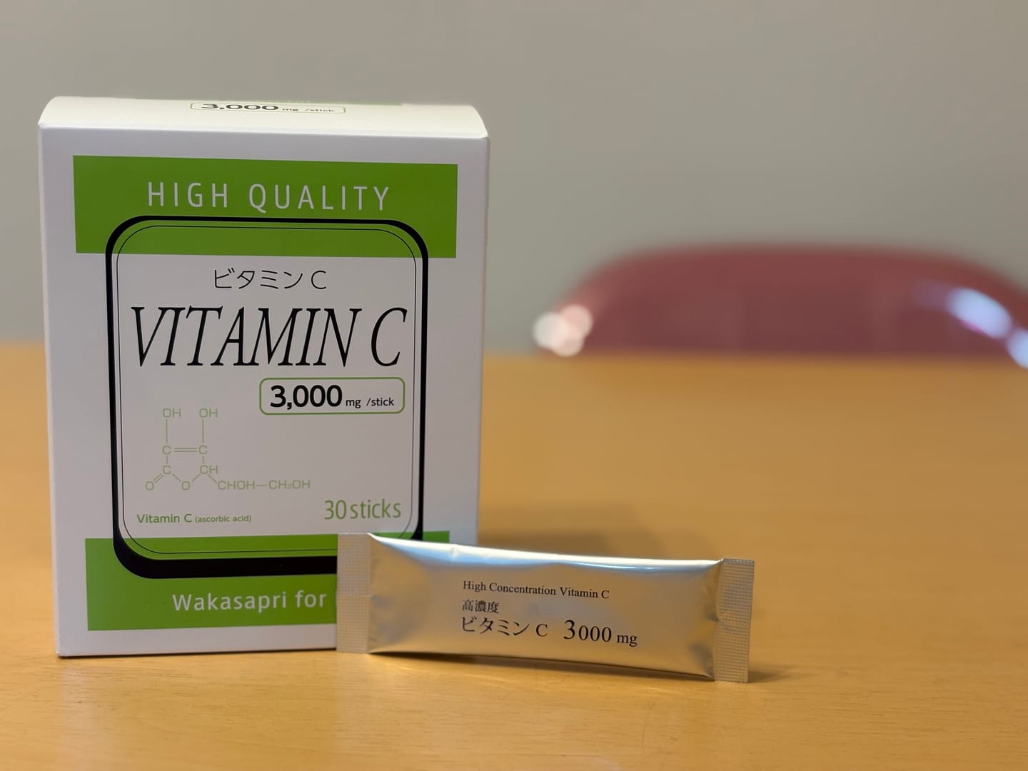 Customer photo review of 高濃度ビタミンC 3,000mg -Wakasapri for Pro.