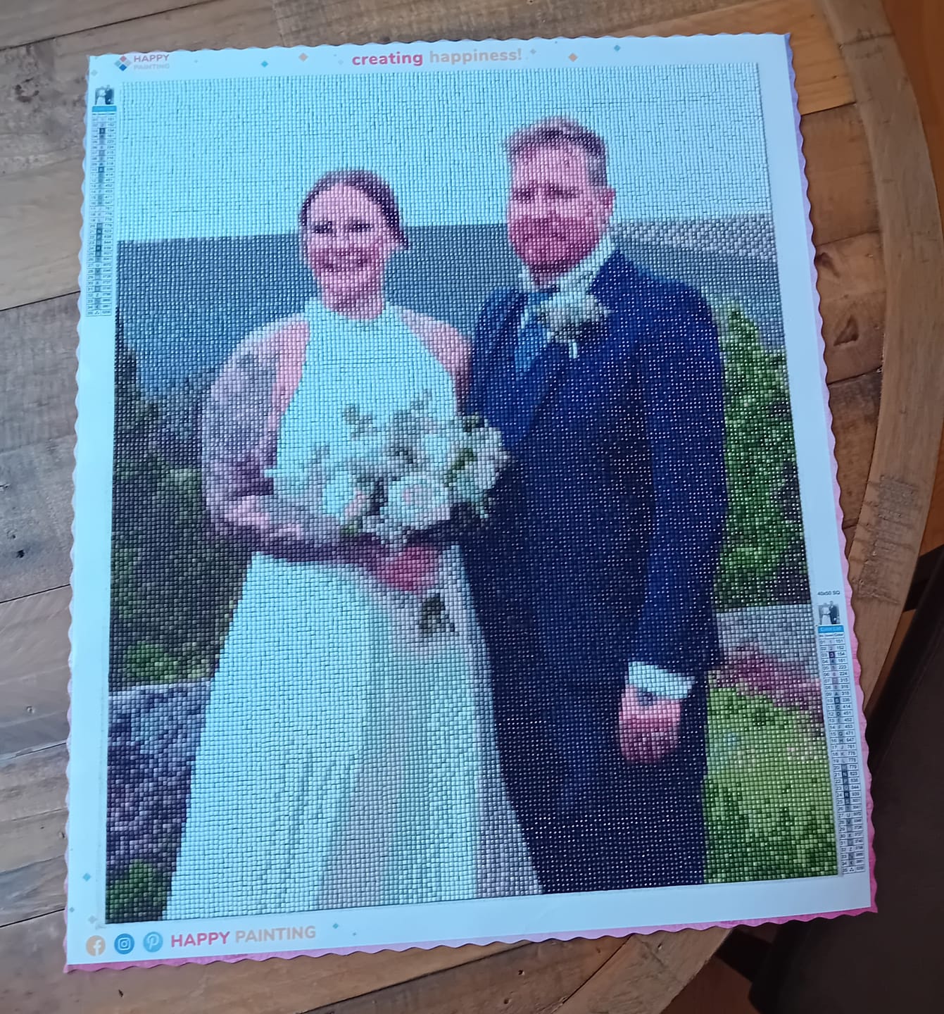 Customer photo review of Eget Foto Diamond Painting