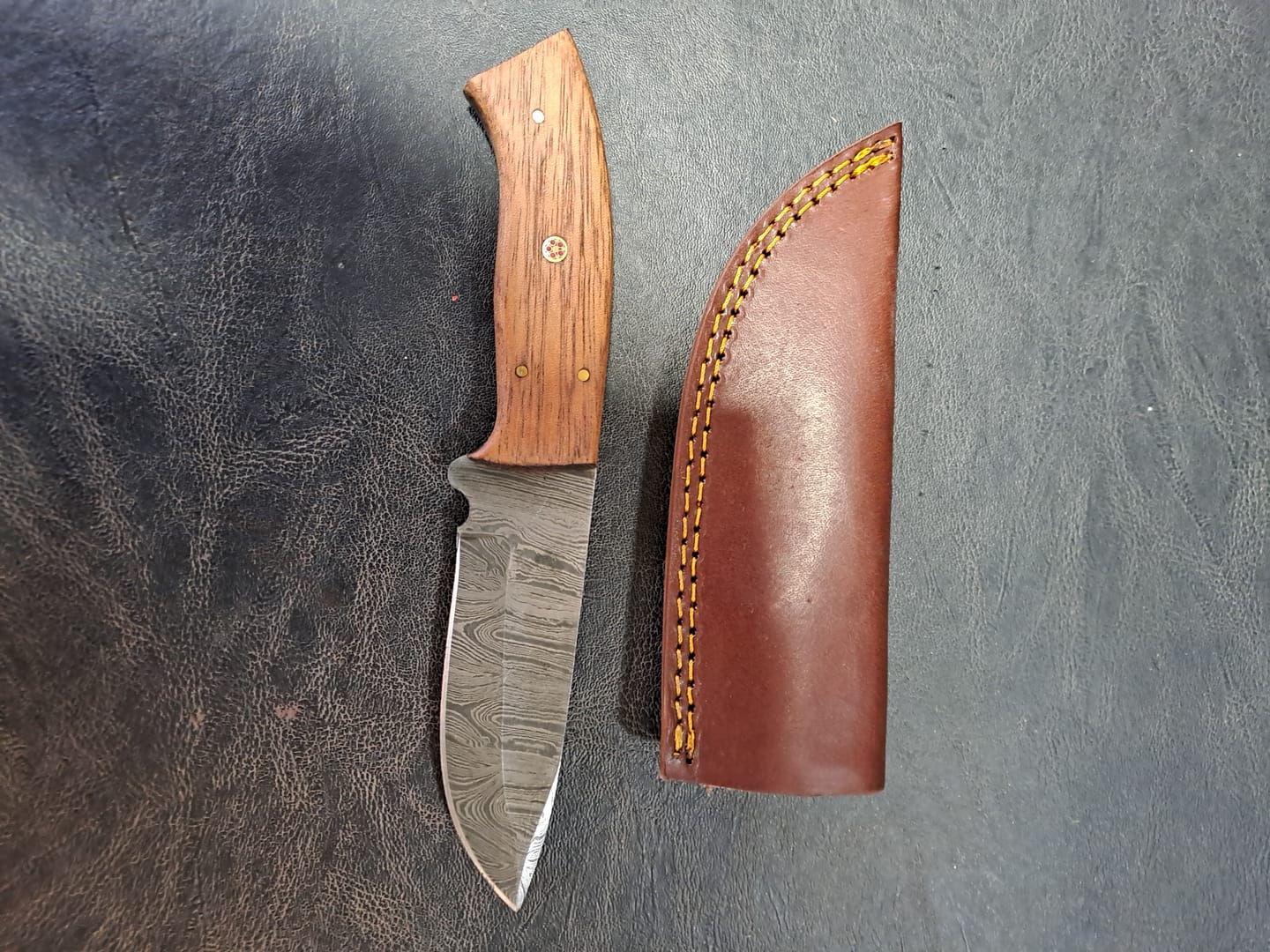Customer photo review of Mystery Damascus Knife