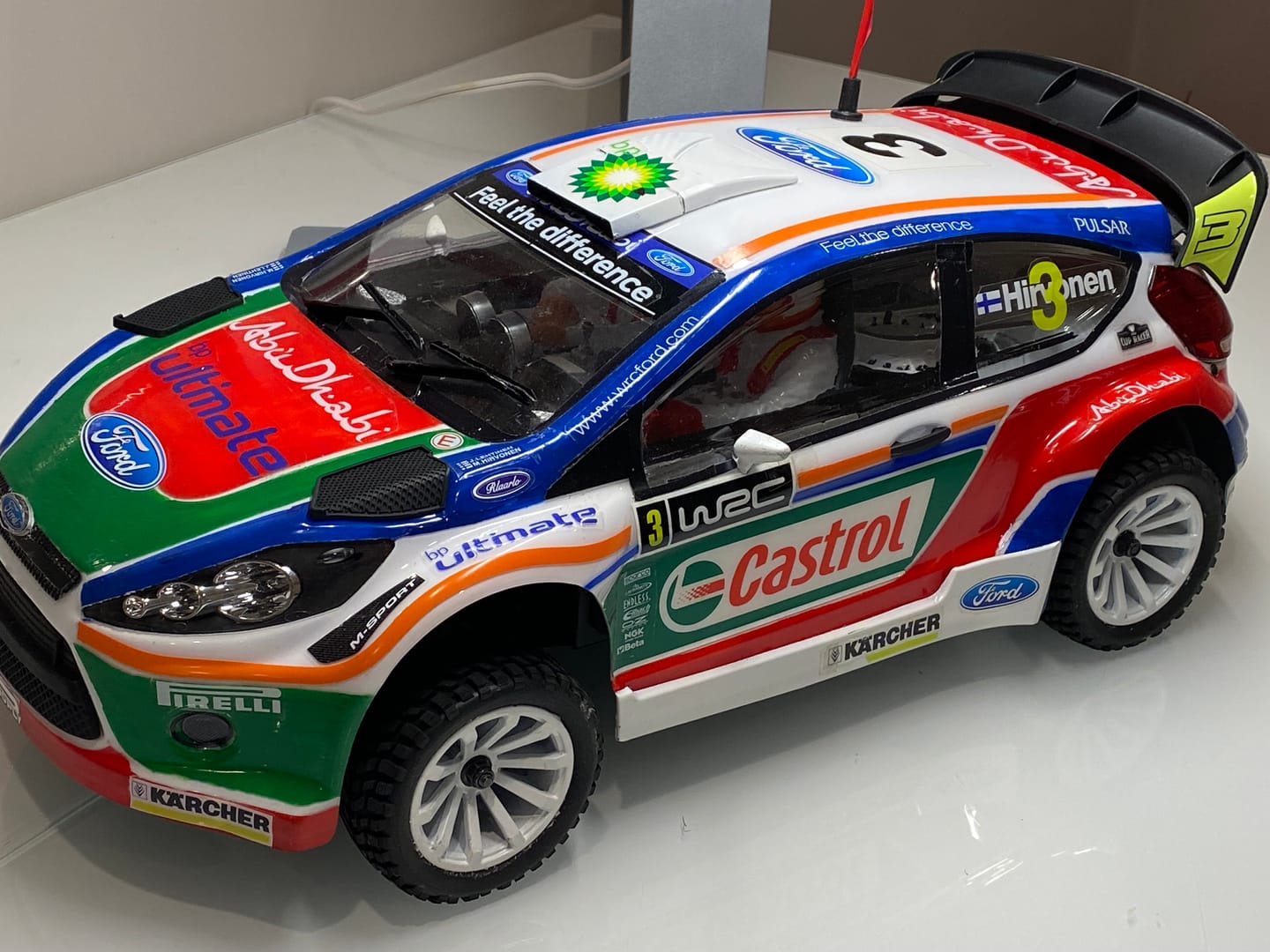 Customer photo review of XTS Rally 1.2mm Pc Transparent Car Body For XTS-F10 RC Rally Car