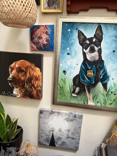 Customer photo review of Pet Art Canvas Wrap