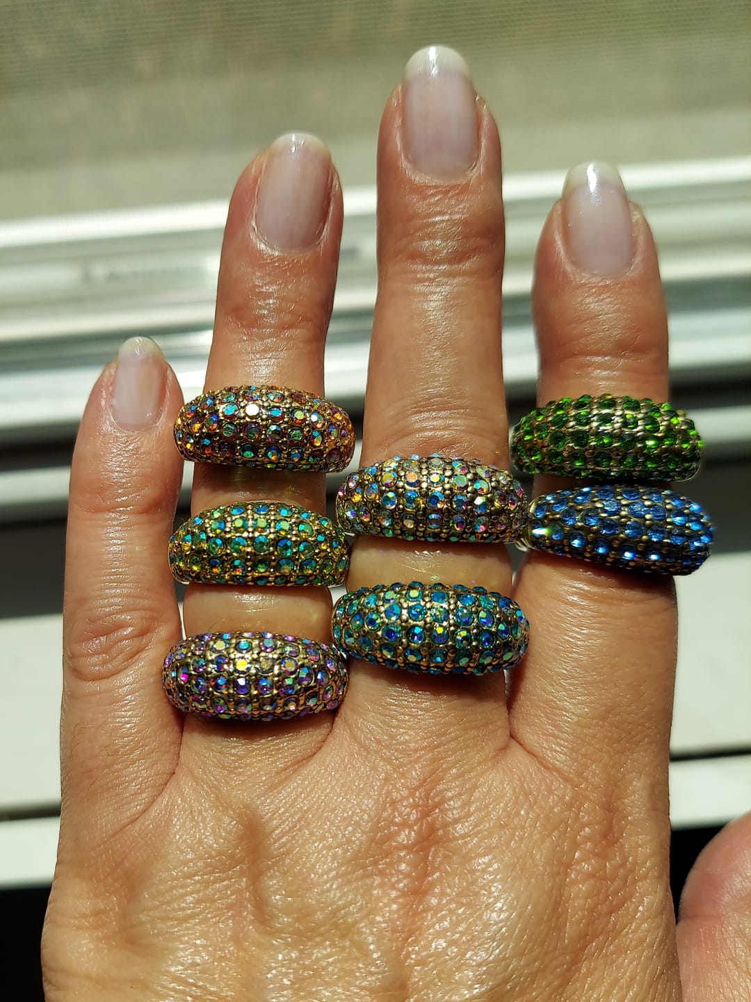 Customer photo review of HEIDI DAUS®"Hugs From Heidi" Crystal Ring