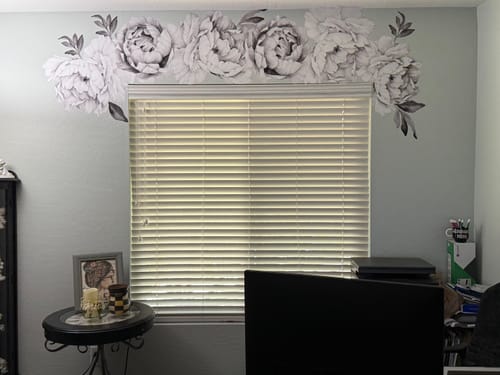 Customer photo review of Peony - Black and white