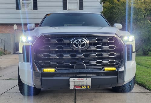 Customer photo review of LED Fog Light - Fits Toyota Tacoma, Tundra, 4Runner, and Sequoia
