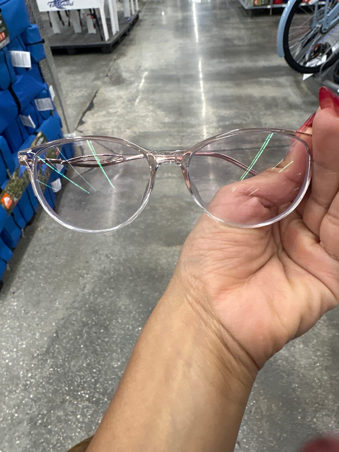Customer photo review of Tia Eyeglasses