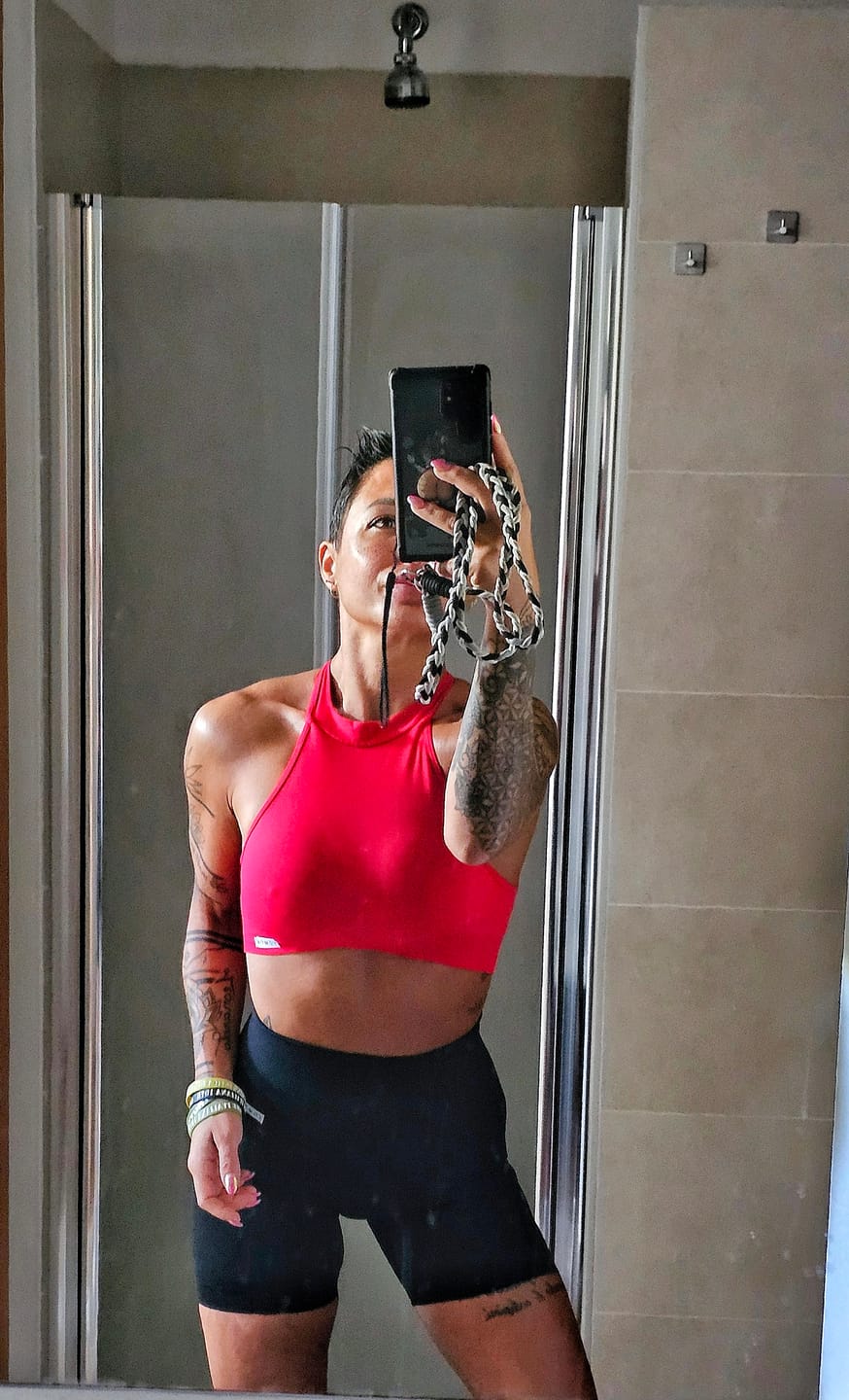Customer photo review of Top Olimpia Rosso Lampone