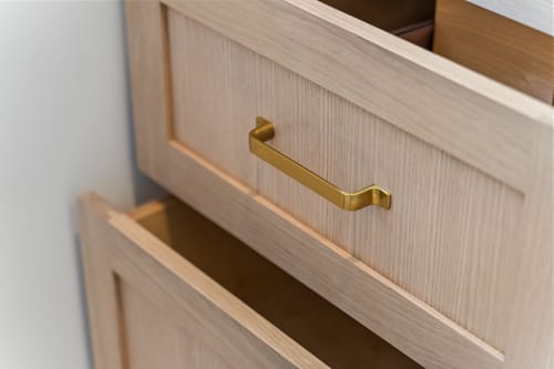Customer photo review of Bridgeport 24" White Oak Bathroom Vanity - All Drawers