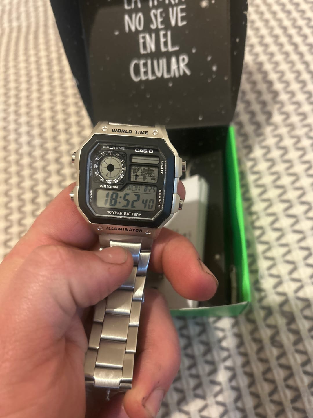 Customer photo review of Reloj Casio Vintage LA670WA-7DF Plateado