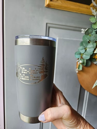 Customer photo review of (6 Pieces) Laser Engraved Tumbler | 20 oz