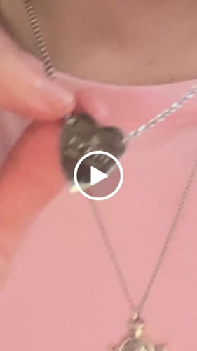 Customer video review of Drama Heart Necklace