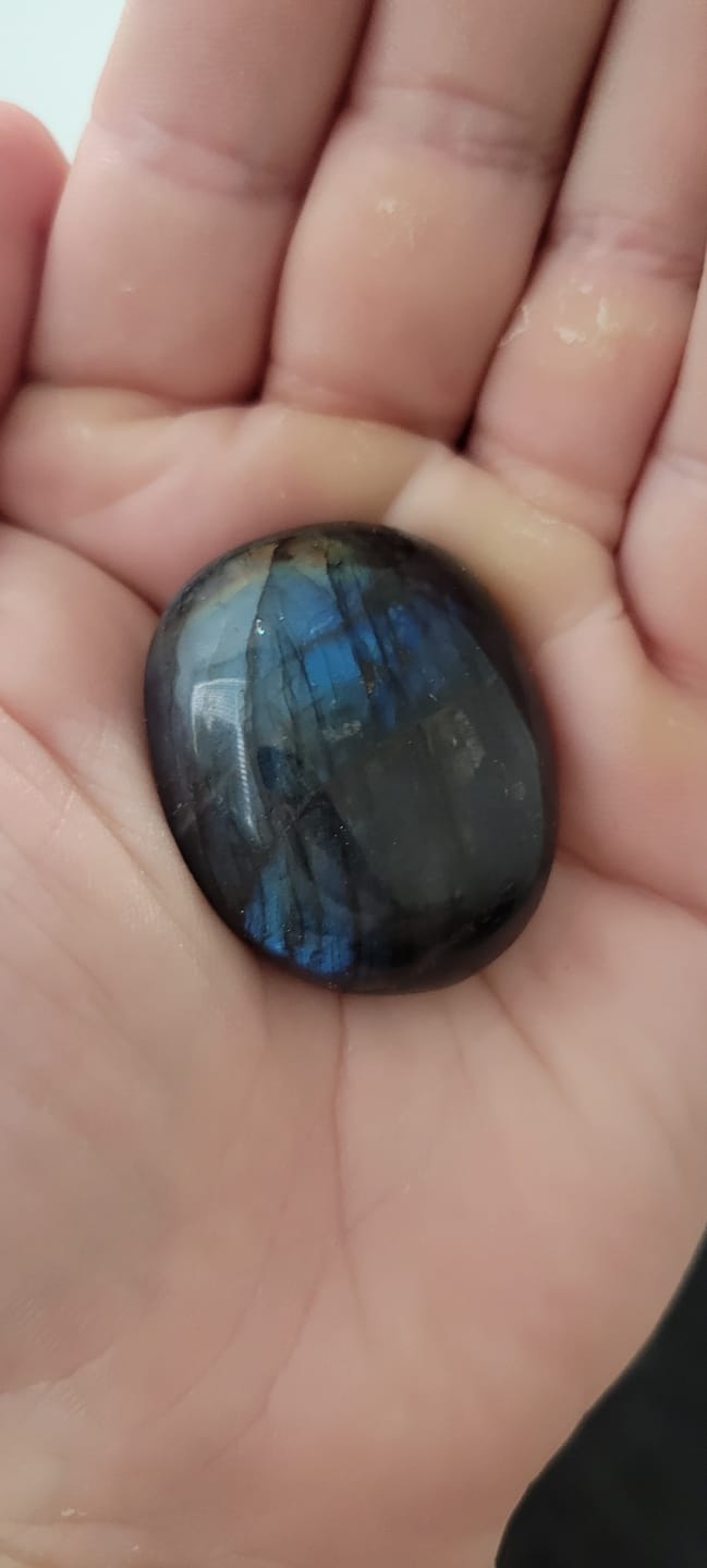 Customer photo review of Labradorite Pocket Stone