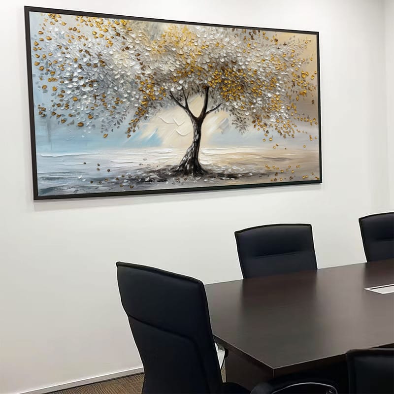 Customer photo review of Tree Abstract Textured Wall Art #TP042