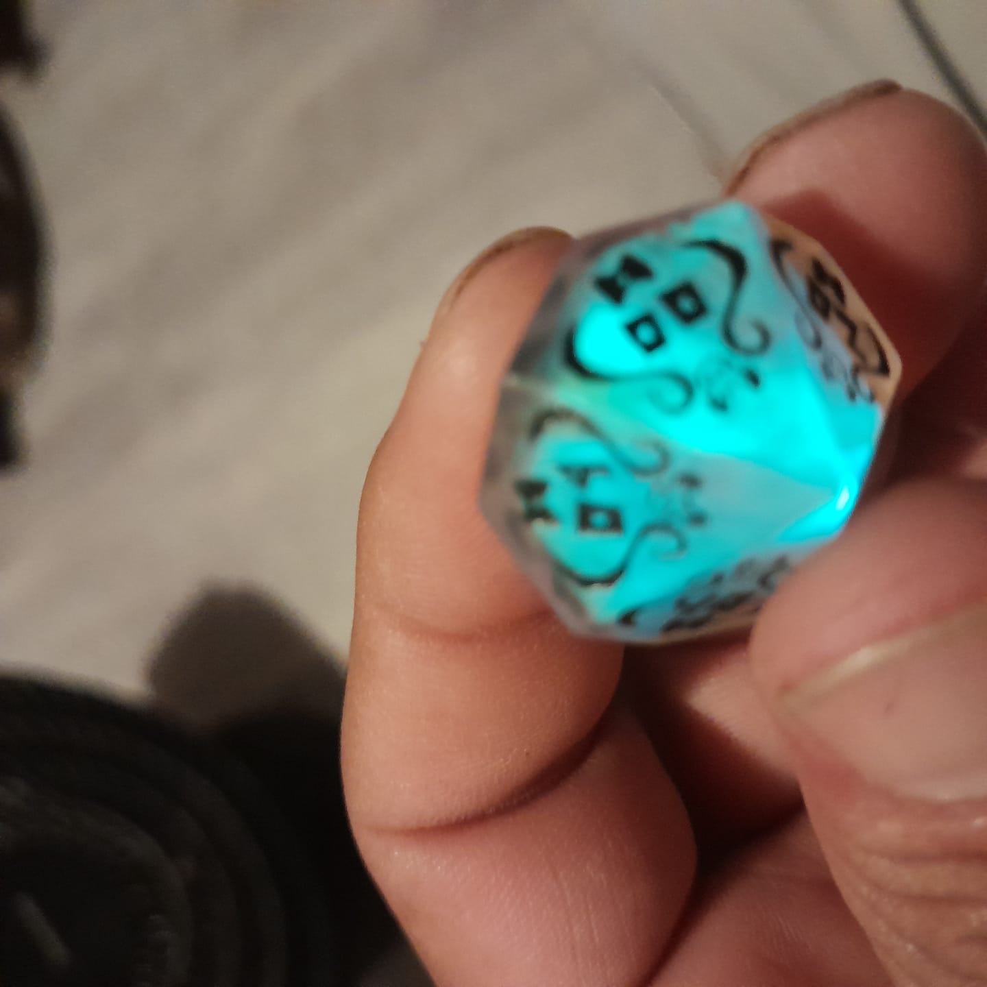 Customer photo review of PRE-ORDER | Baelz Dice Set | hololive x MMG Exclusive