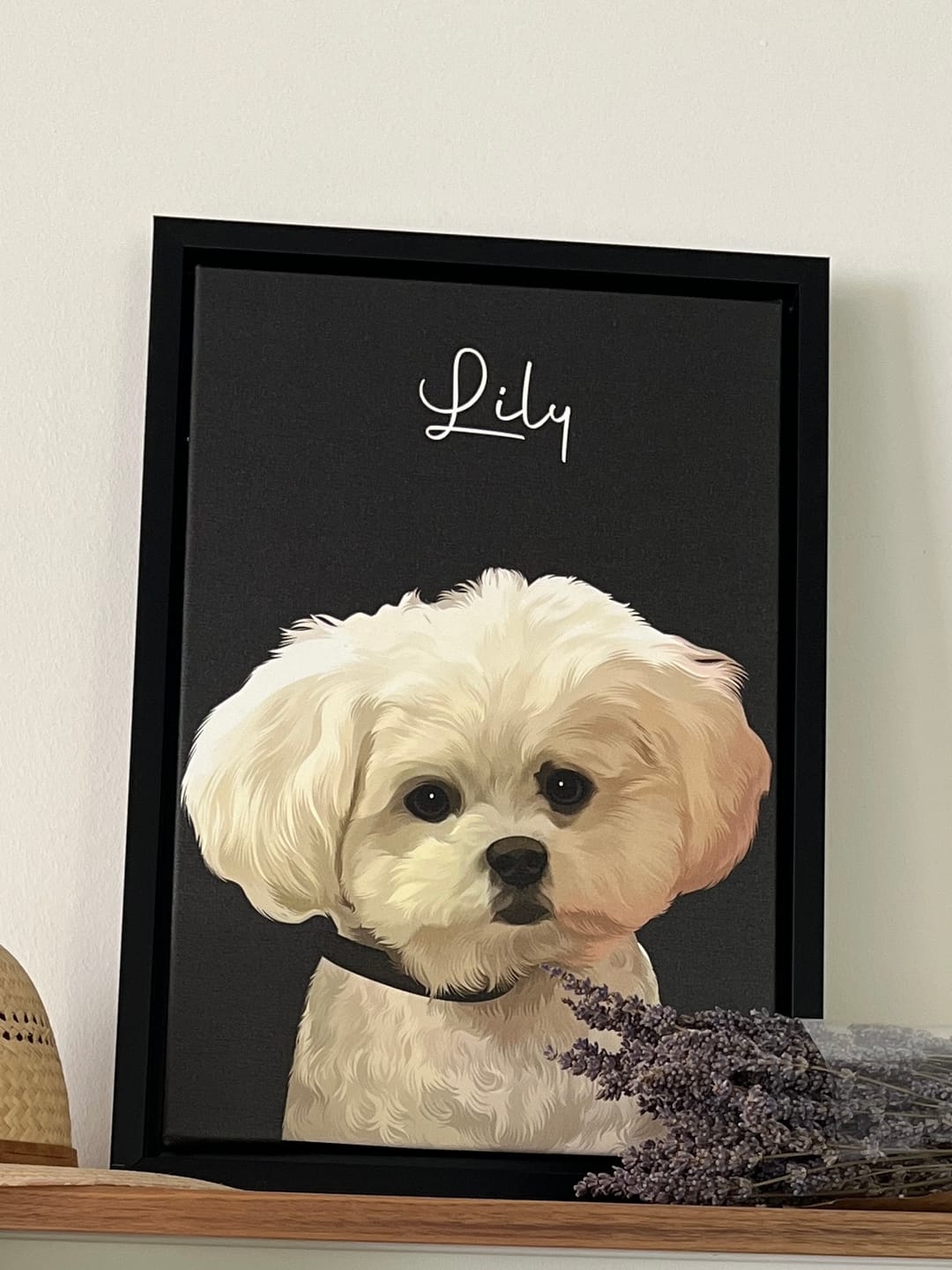 Customer photo review of Pet Art Canvas Wrap
