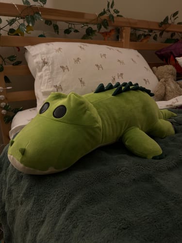 Customer photo review of Weighted HugaLump Animal Plush  Medium