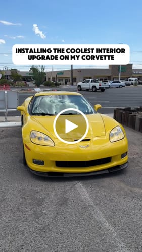 Customer video review of Genuine Carbon Fiber Steering Wheel For C6 Corvette 2012-2013