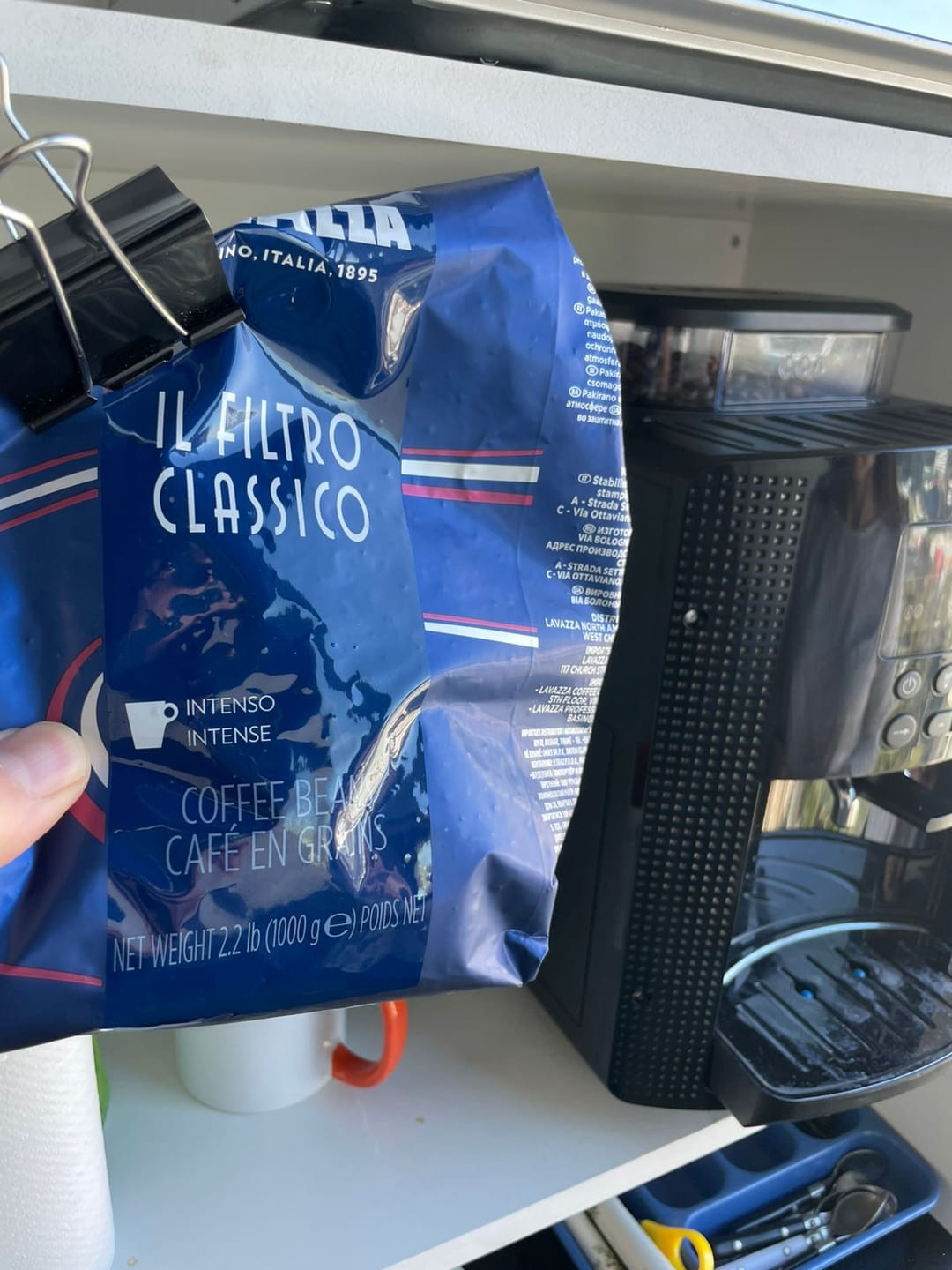 Customer photo review of Lavazza Il Filtro Classico 1 kg Grano Entero