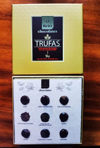Customer photo review of Trufas Gourmet de Chocolate Britt