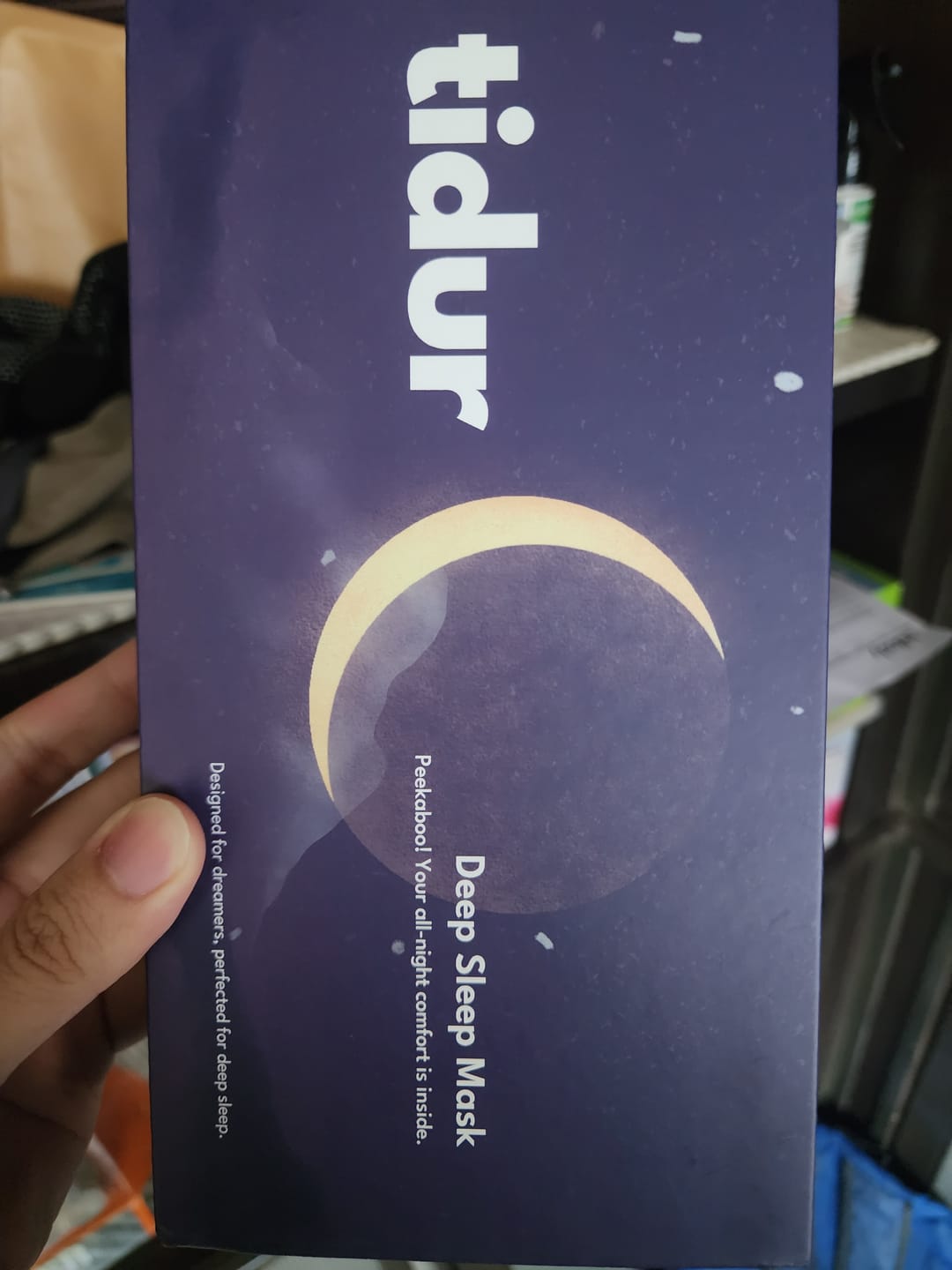 Customer photo review of Deep Sleep Mask