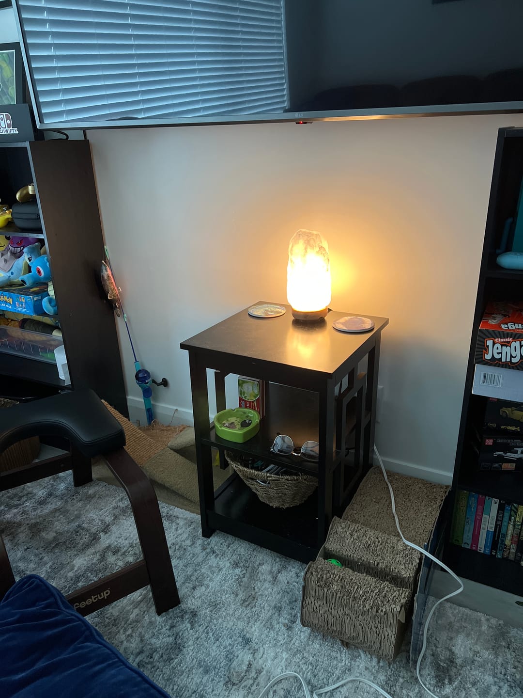 Customer photo review of Rare White Himalayan Salt Lamp