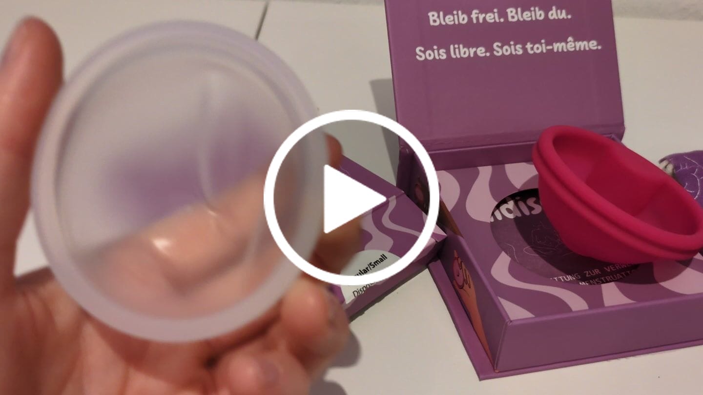 Customer video review of 🎁 femdisc Einweg-Menstruationsscheibe (100% off)