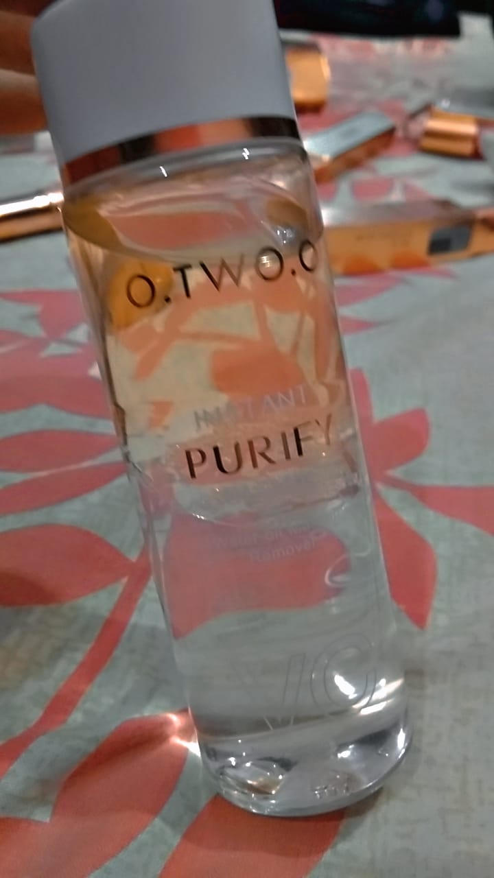 Customer photo review of O.TWO.O INSTANT PURIFY CLEAN MAKEUP REMOVER