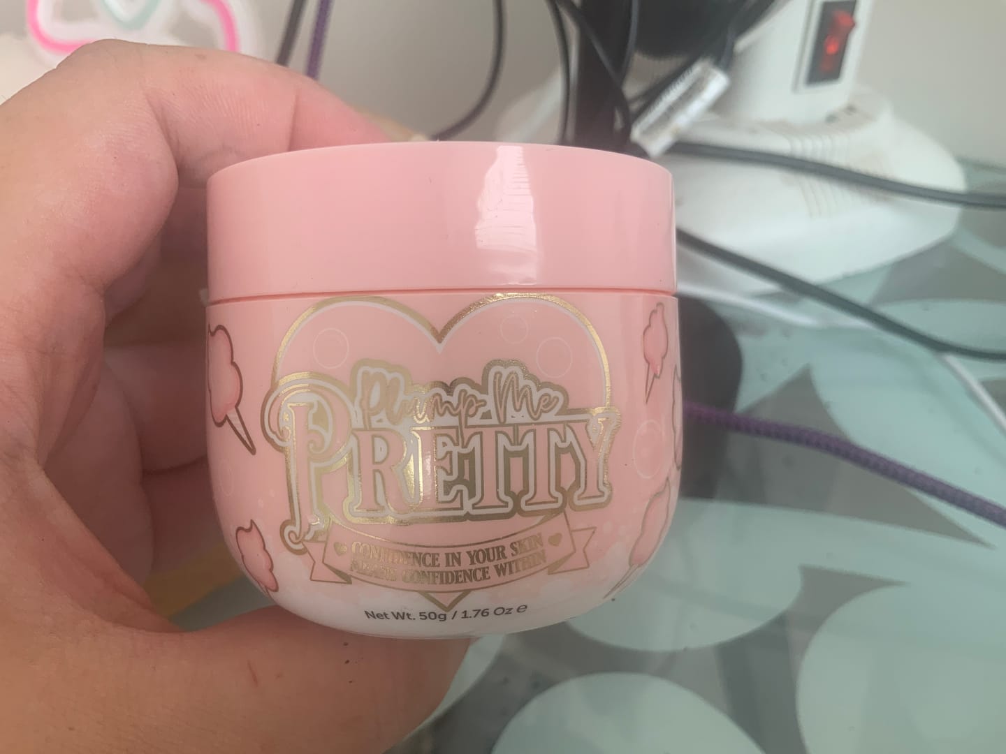 Customer photo review of P. Louise Plump Me Pretty Moisturizer