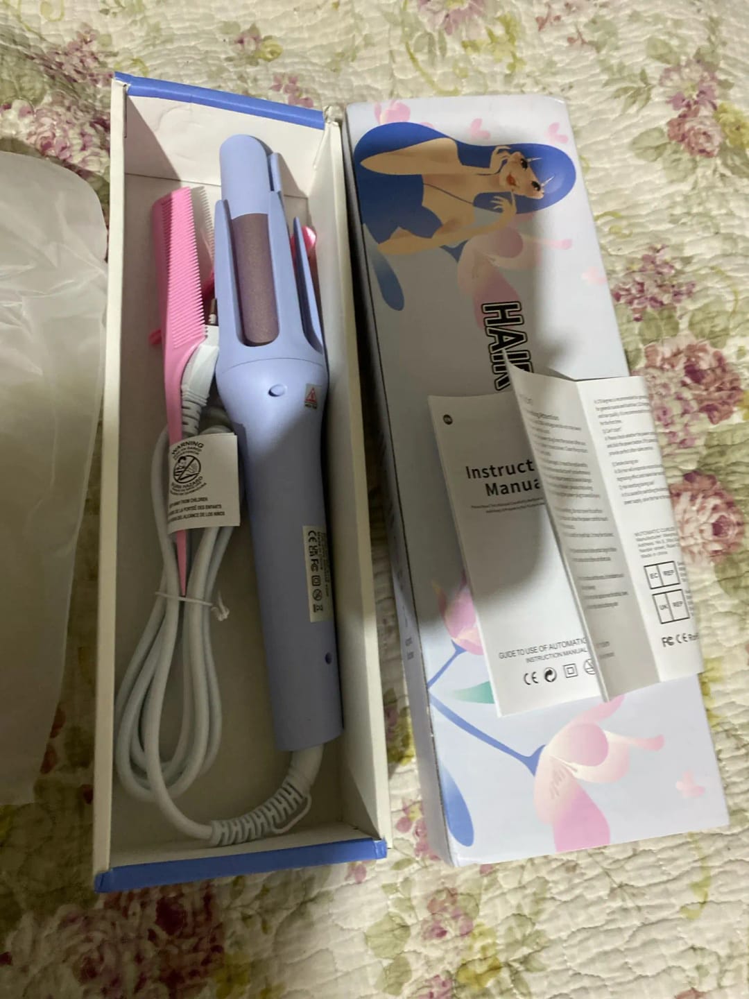 Customer photo review of Rizador de pelo 3 en 1