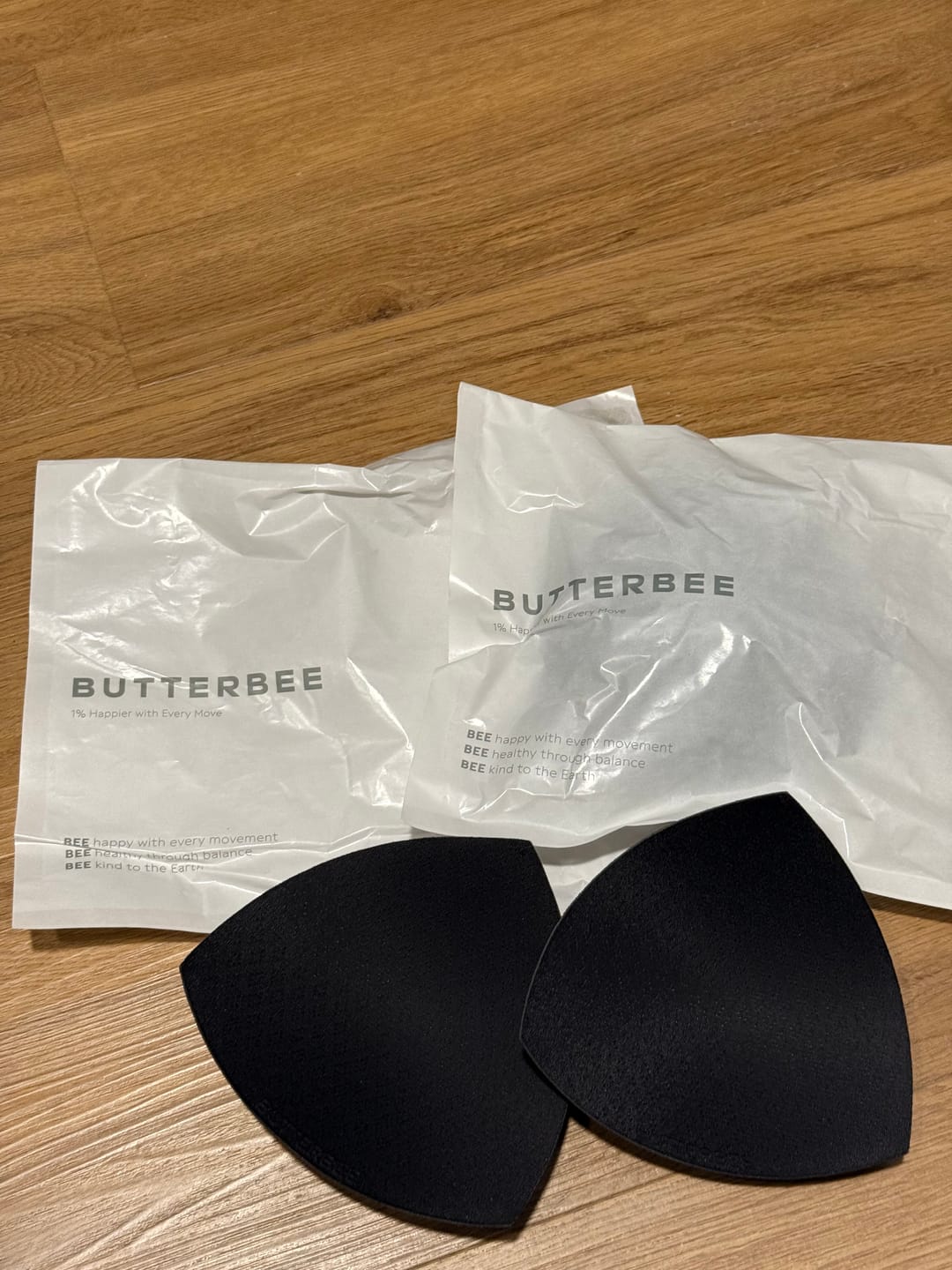 Customer photo review of The Resilient Bra Pads - Evolved
