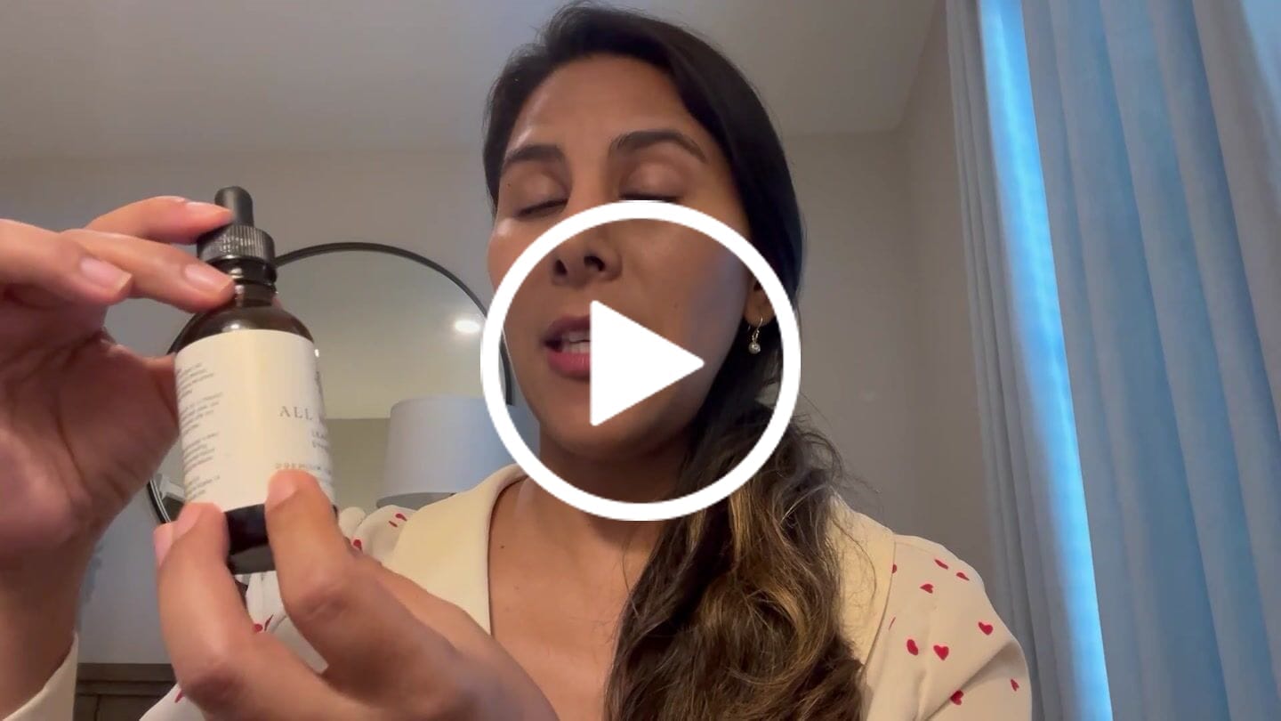 Customer video review of Moringa Leaf + Seed Whole-Plant Nutrition Oil –  Face & Body Oil for Damage Sensitive, Skin Repair 2oz