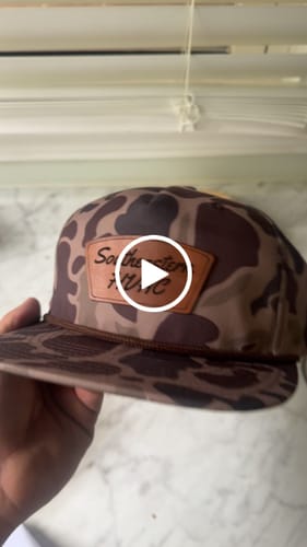 Customer video review of Custom Leather Patch Rope Hat - Richardson 256P UMPQUA