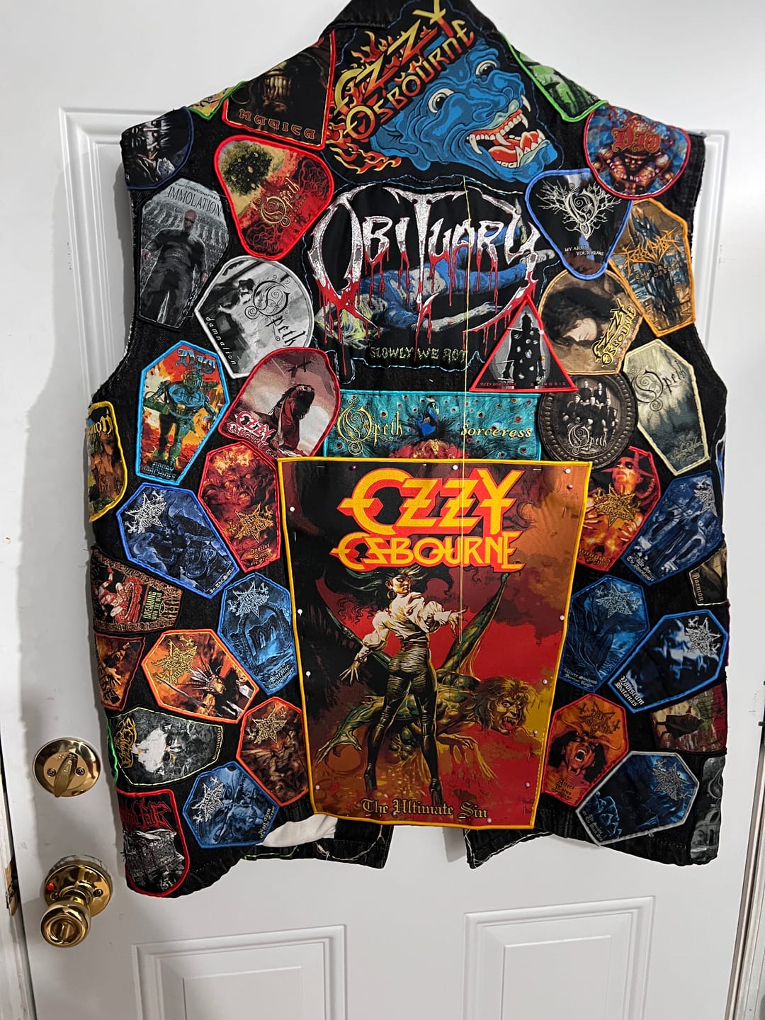Customer photo review of Ozzy Osbourne - The Ultimate Sin - Backpatch
