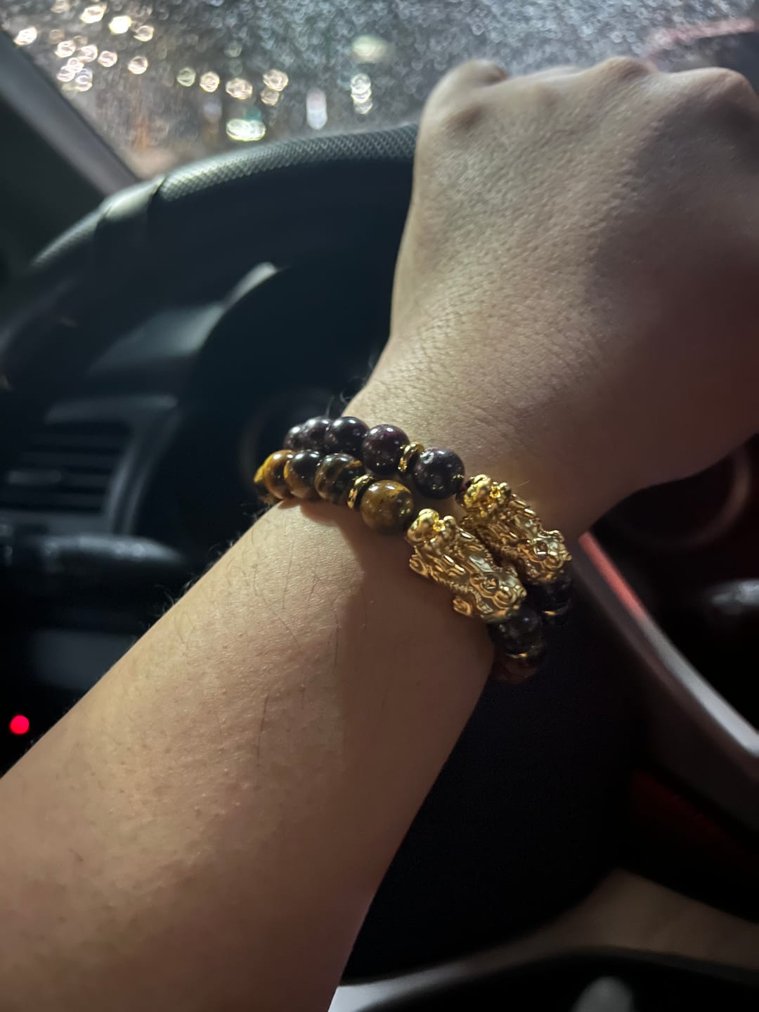 Customer photo review of Tigers Eye with 24K PiYao for Luck-Protection-Wealth