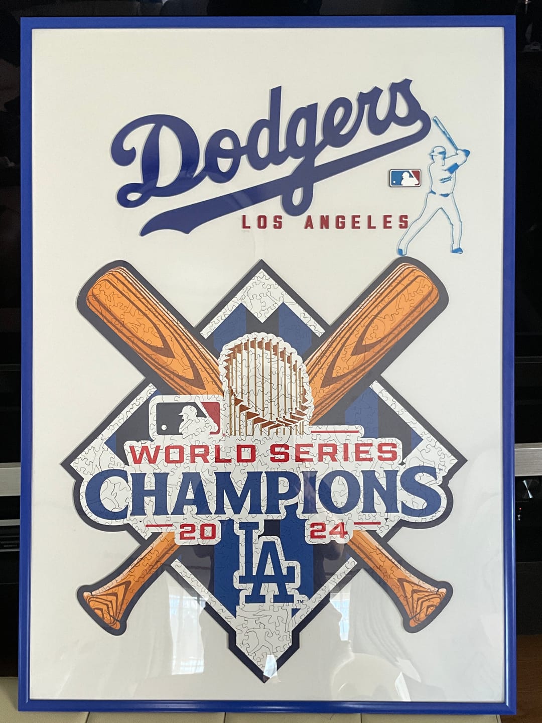 Customer photo review of Los Angeles Dodgers™ 2024 World Series - Wooden Puzzle